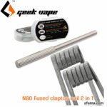 8pcs N80 Fused Clapton Coil 2 In 1