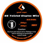 10ft GeekVape SS Twisted Clapton TC Wire (28GA*2/Twisted + 30GA)