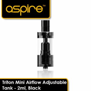 Triton Mini Airflow Adjustable Tank 2ml - Black