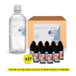 Nicotine Base Budget kit for 1L of 3mg/ml in PG50/VG50 - Denmark