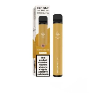 Elf Bar 600 Disposable Pod Device 550mAh - Mango Milk Ice