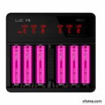 Efest LUC V6 LCD and USB 6 Slots Charger