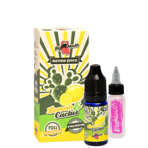 BigMouth Retro Juice - LEMON and CACTUS - 10ml E-Væsker>Aroma